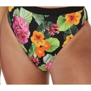 ANDIE Swim - The Banded Cheeky Bottom - Tropical - Size S - NWT
